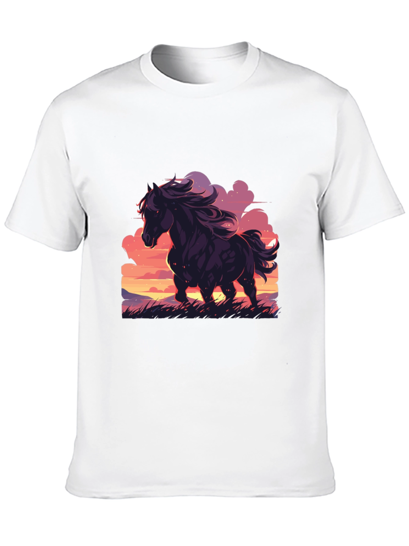 Horse Sunset Graphic Tee