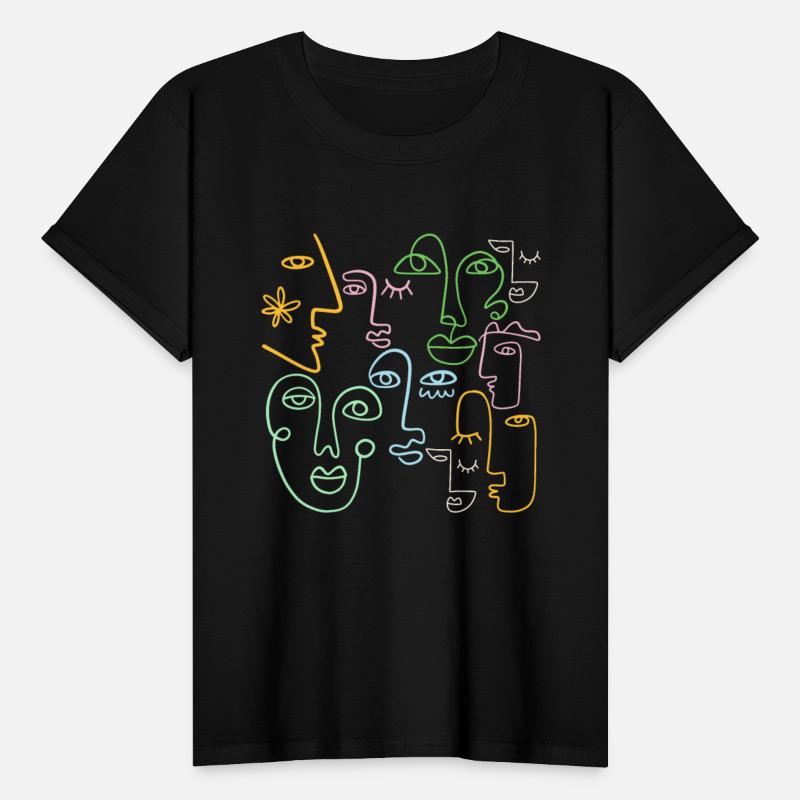FACES,LINE ART
