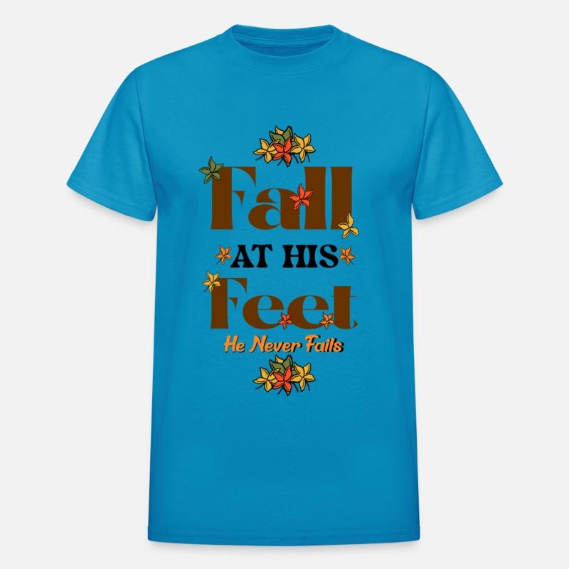 Fall at his feet he never fails | Prayer quote