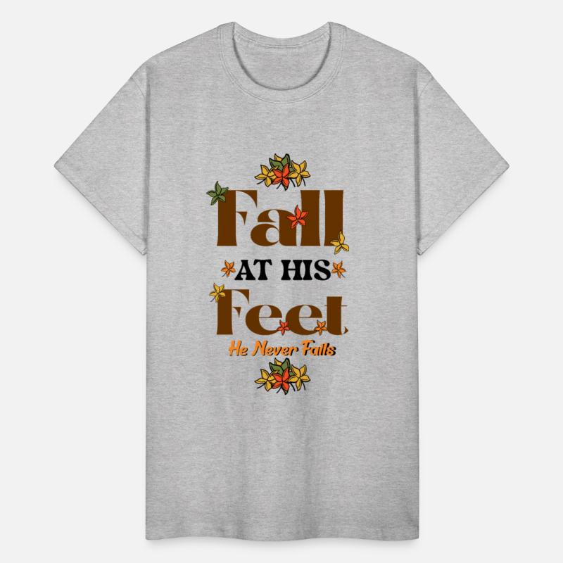 Fall at his feet he never fails | Prayer quote