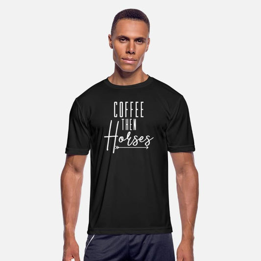 Farm Animal Shirt Coffee Then Horses