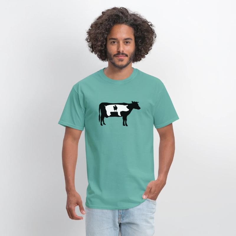Farm animals, cow, pig, chicken