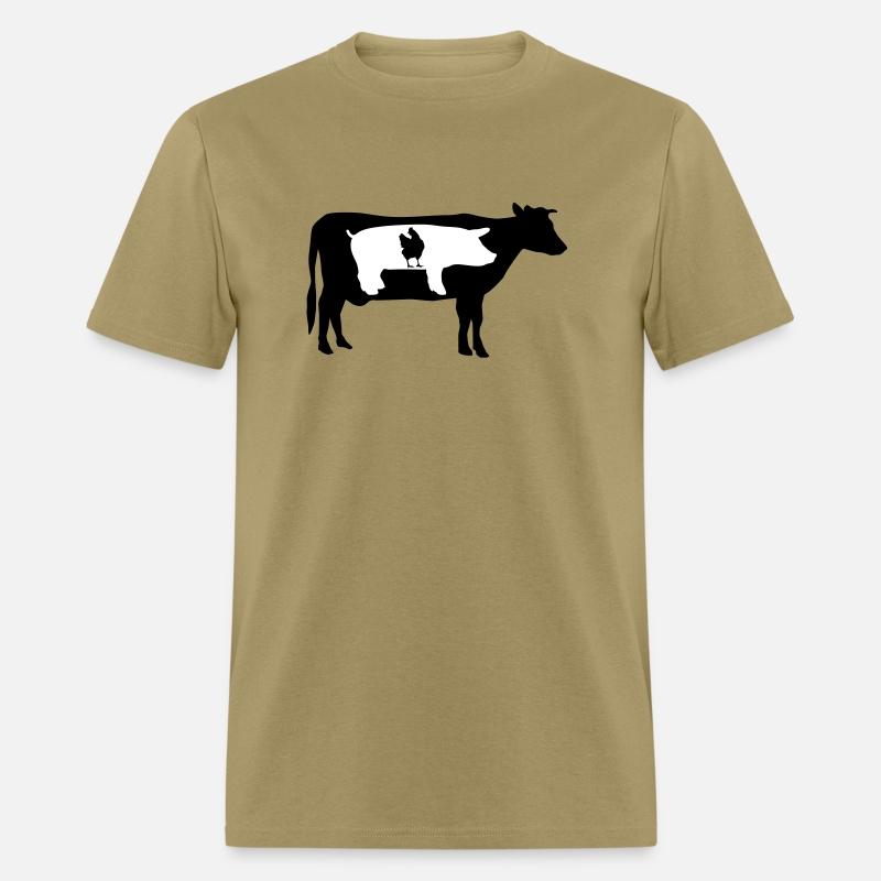 Farm animals, cow, pig, chicken