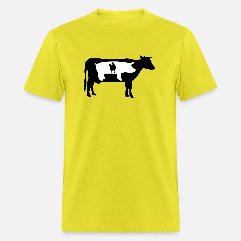 Farm animals, cow, pig, chicken