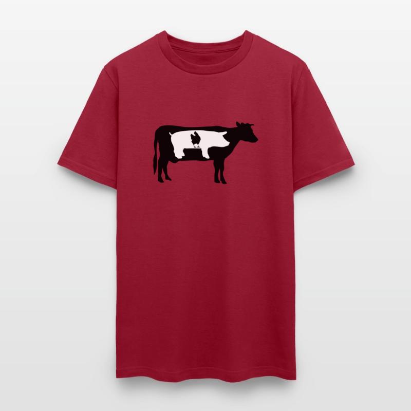Farm animals, cow, pig, chicken