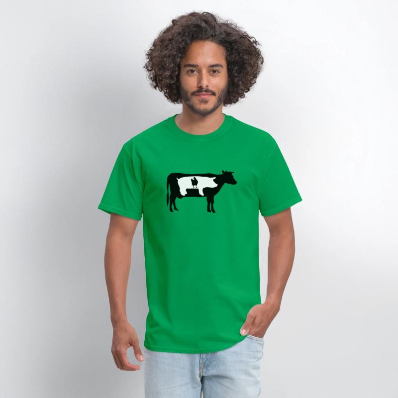 Farm animals, cow, pig, chicken
