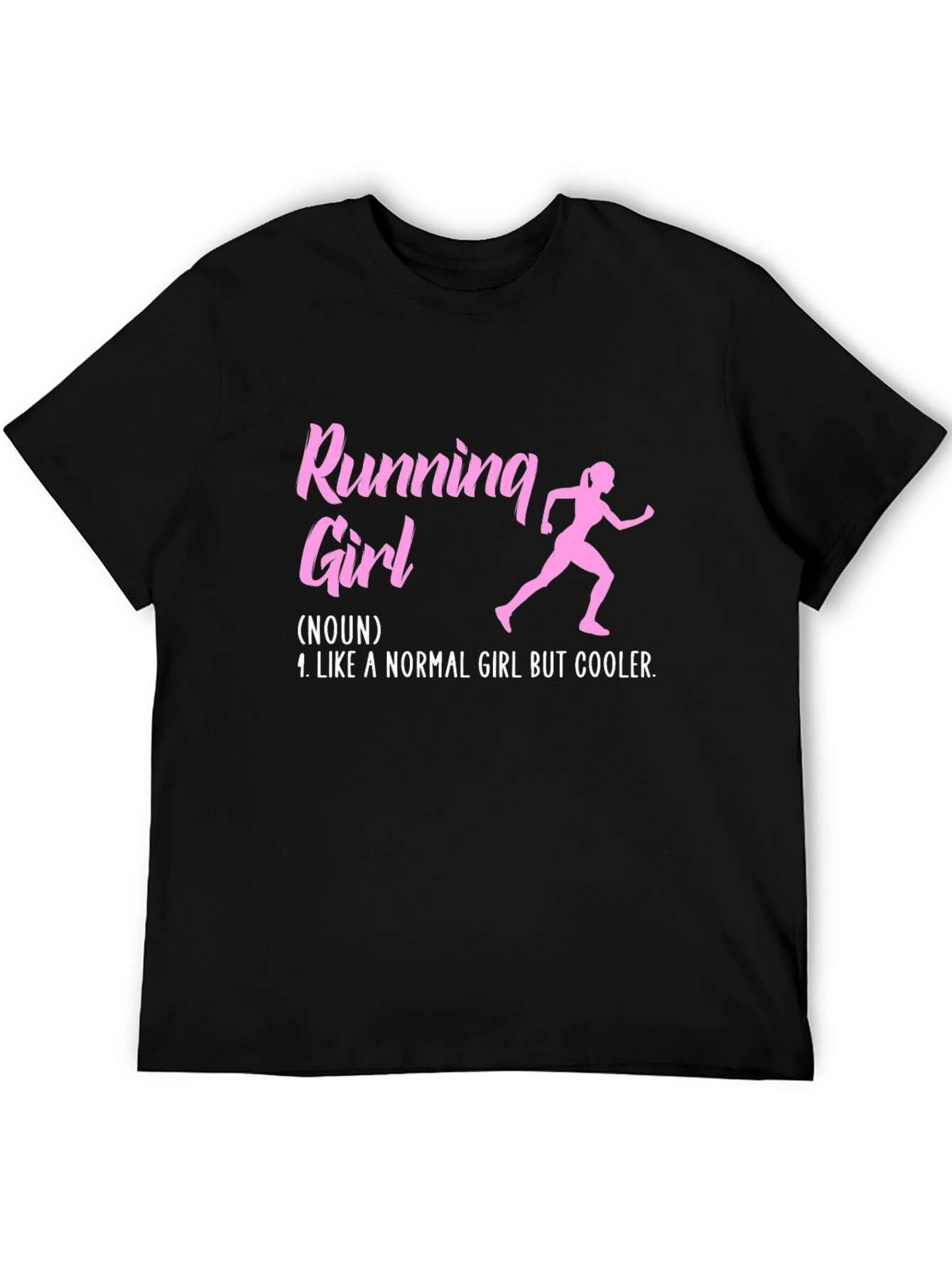 Running Girl Tee - Cool Womens Sport Shirt