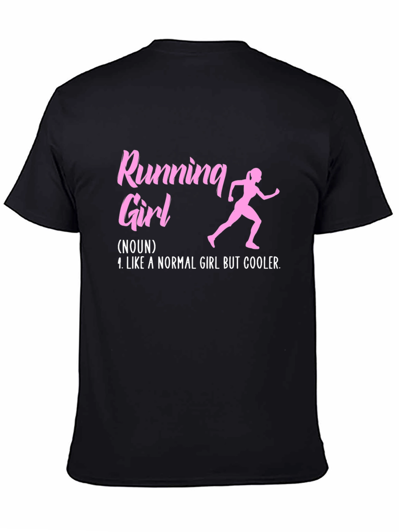 Running Girl Tee - Cool Womens Sport Shirt