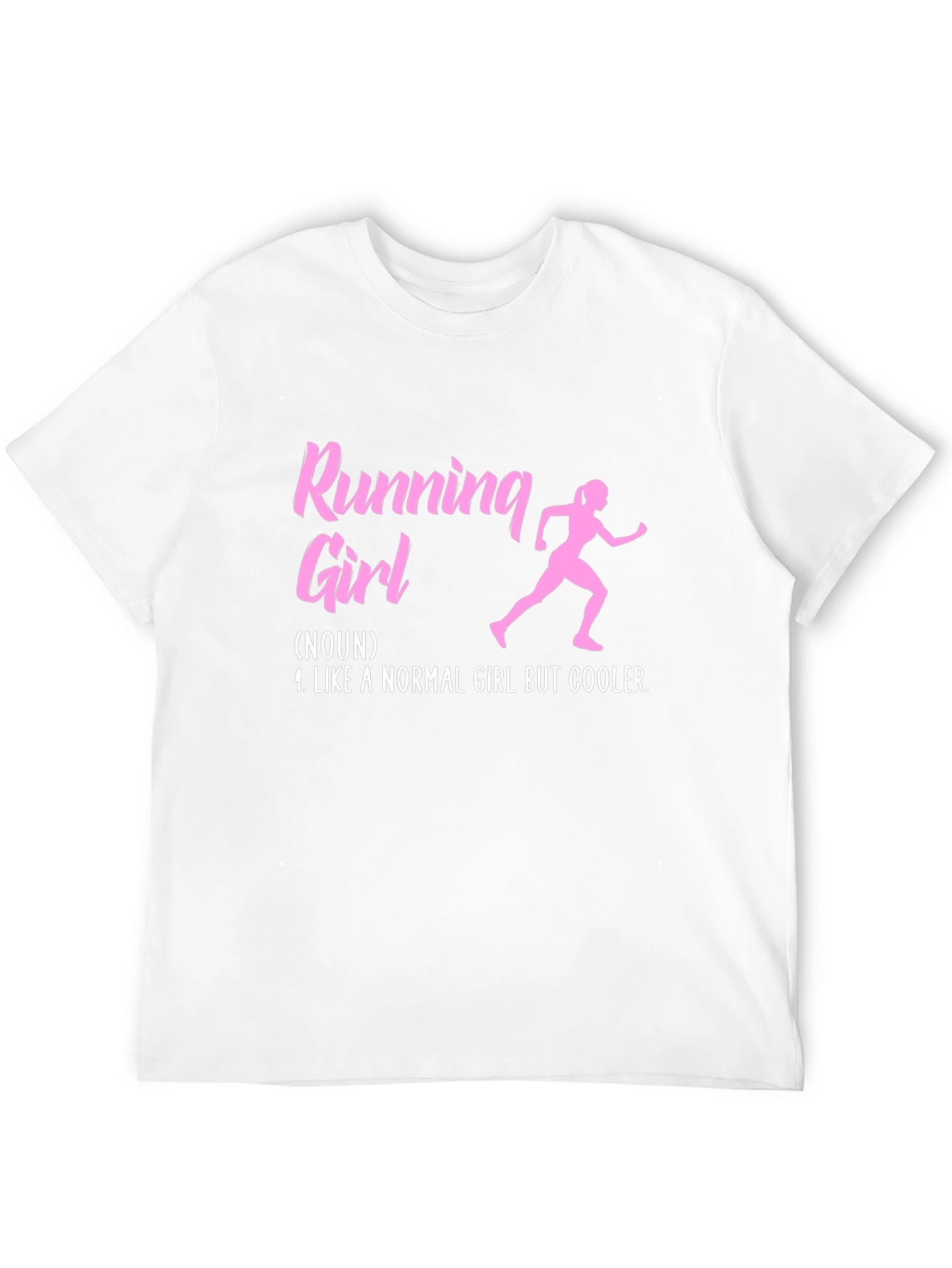 Running Girl Tee - Cool Womens Sport Shirt