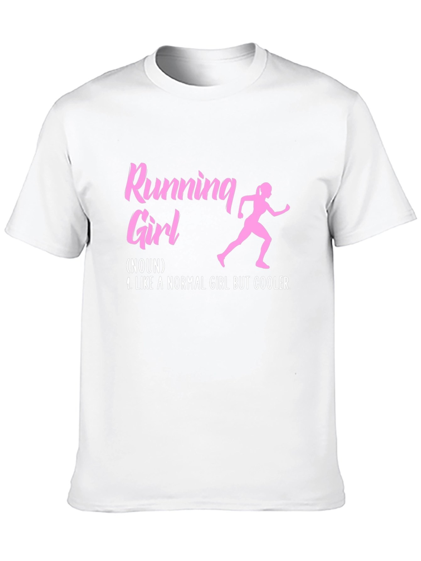Running Girl Tee - Cool Womens Sport Shirt