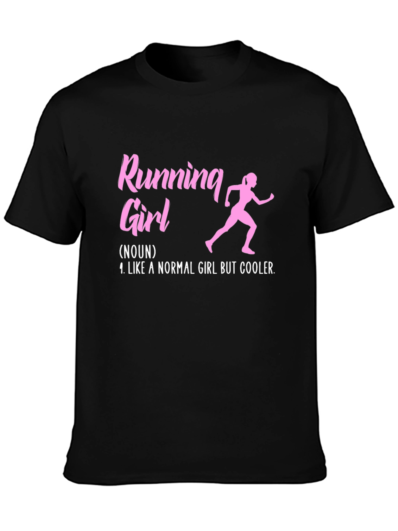 Running Girl Tee - Cool Womens Sport Shirt