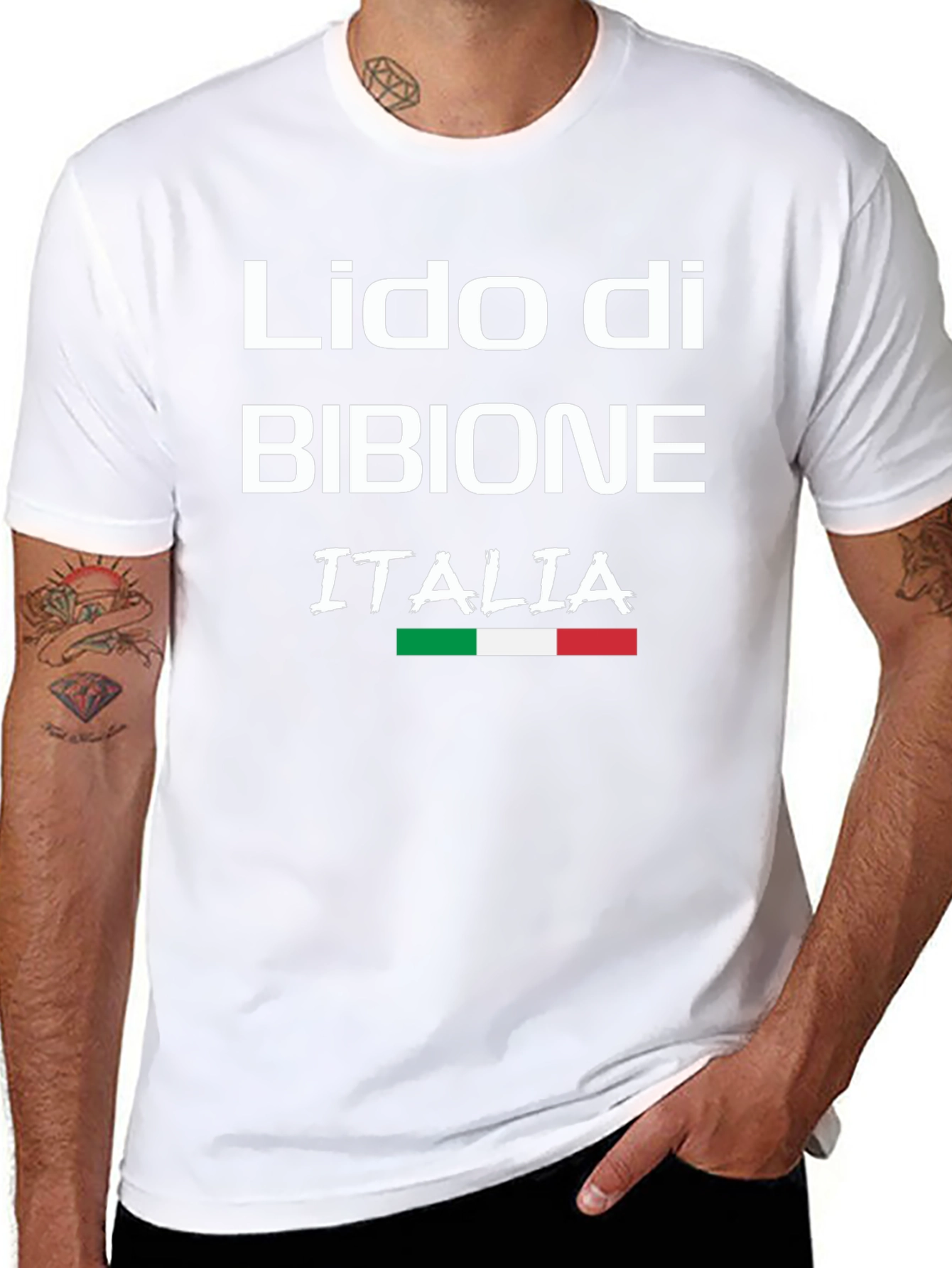 Lido di Bibione Italia T-Shirt Black
