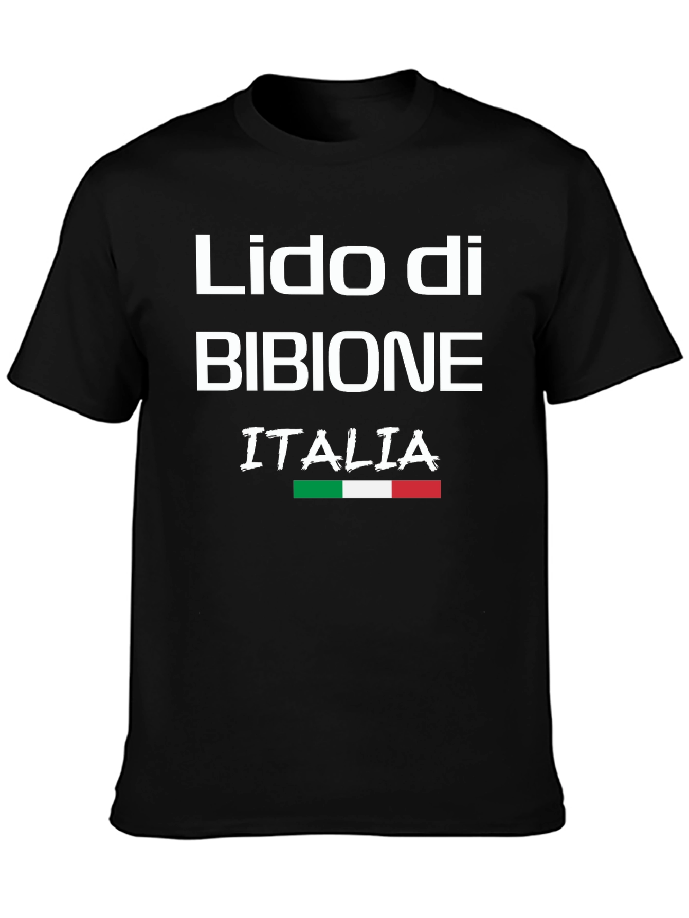 Lido di Bibione Italia T-Shirt Black