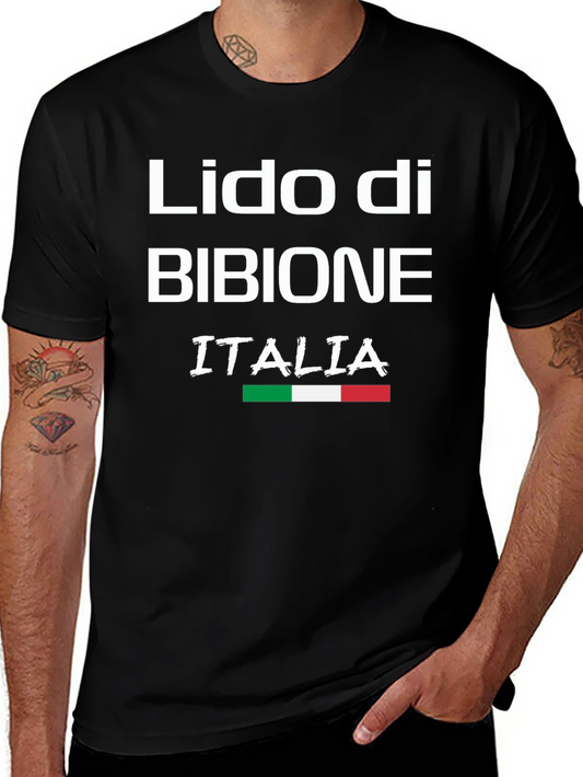 Lido di Bibione Italia T-Shirt Black