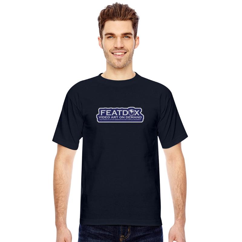 Featdox Blue Outline White Logo