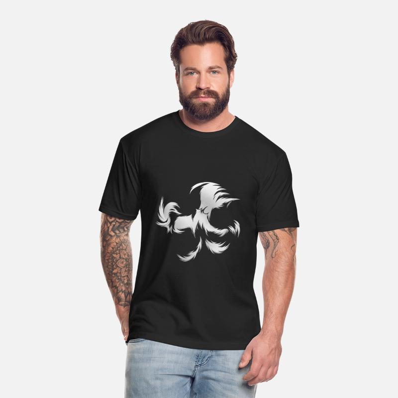 Feather Fan – Elegant White Flow on Black