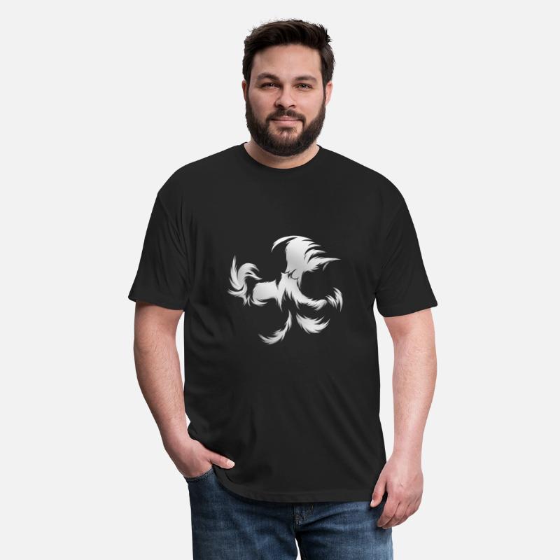 Feather Fan – Elegant White Flow on Black