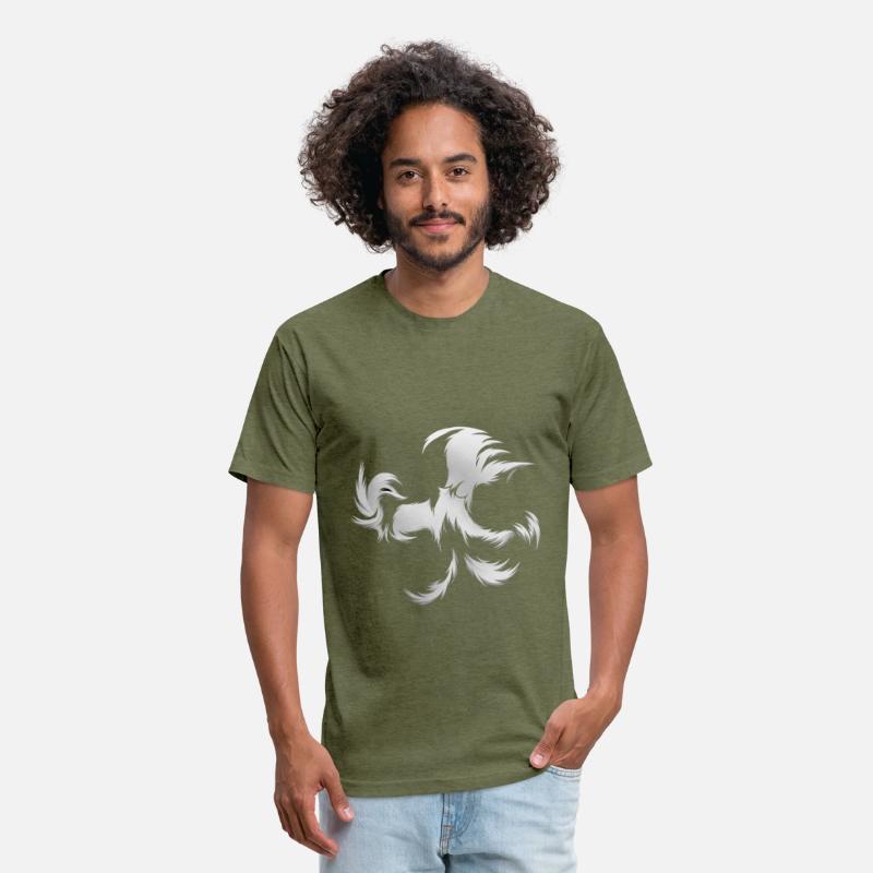 Feather Fan – Elegant White Flow on Black