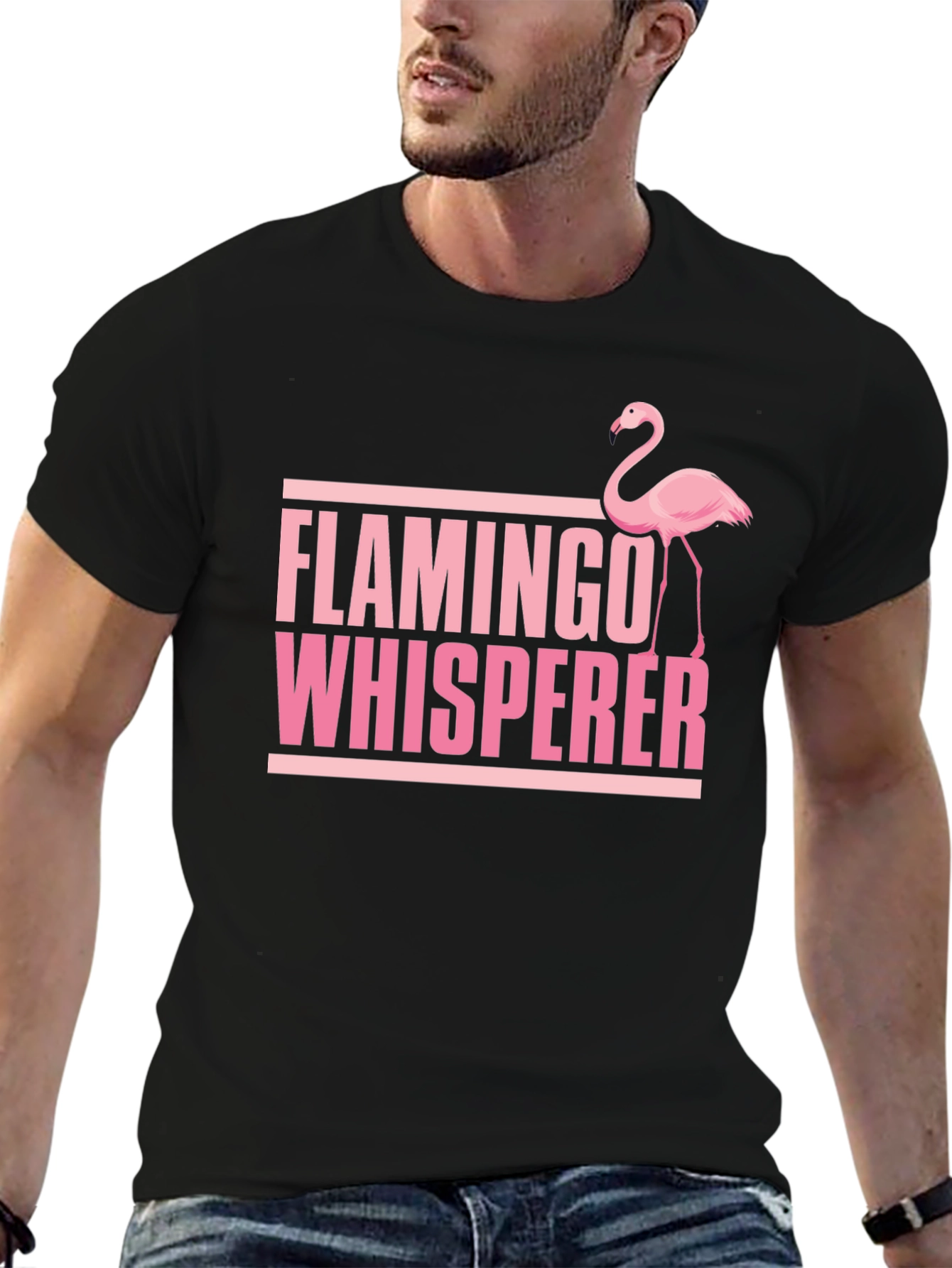 Flamingo Whisperer T-Shirt: Fun Graphic Tee