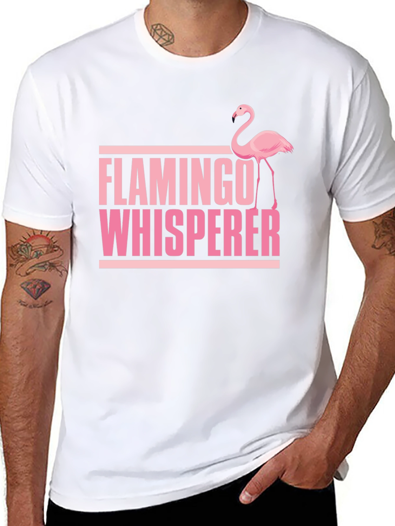 Flamingo Whisperer T-Shirt: Fun Graphic Tee
