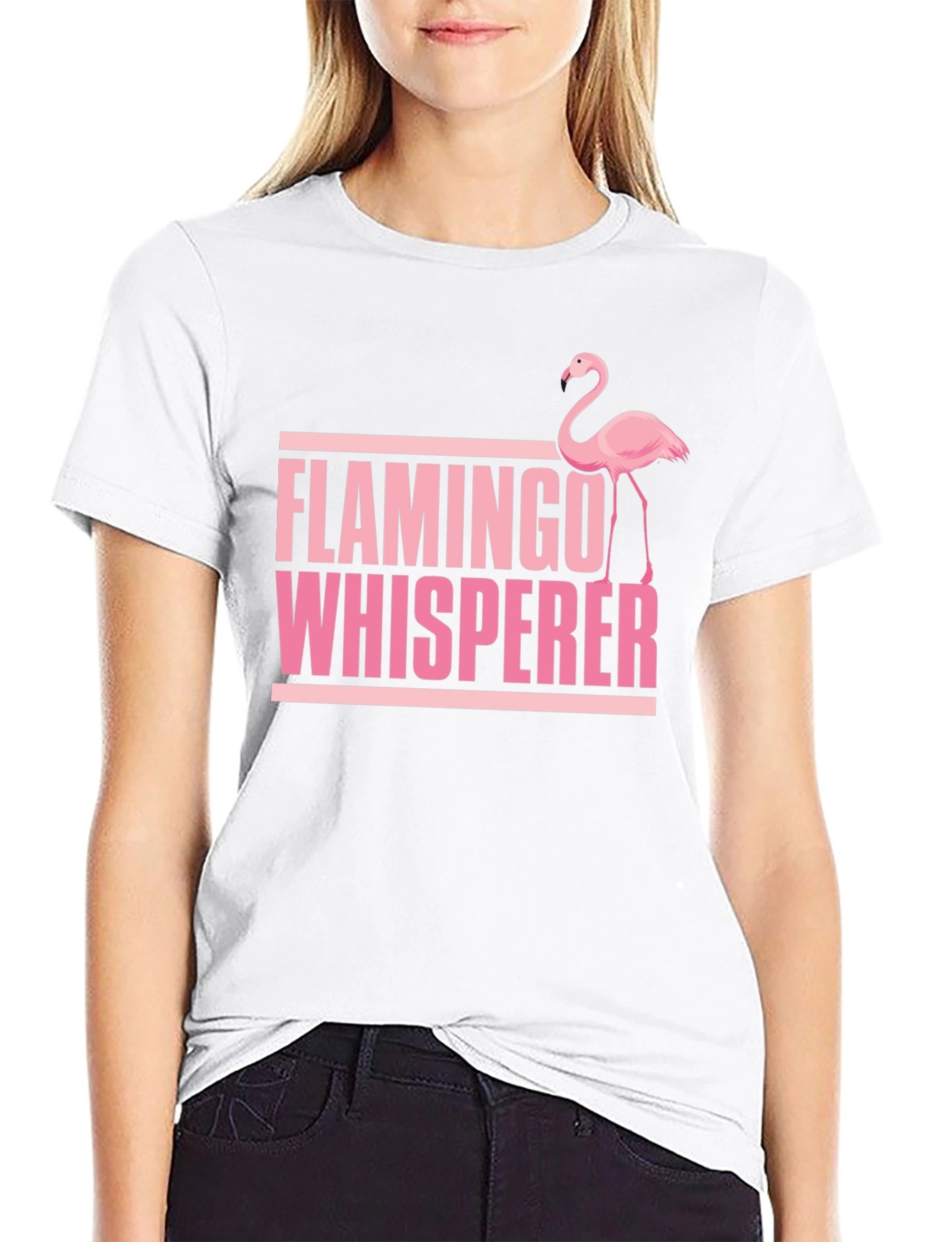 Flamingo Whisperer T-Shirt: Fun Graphic Tee