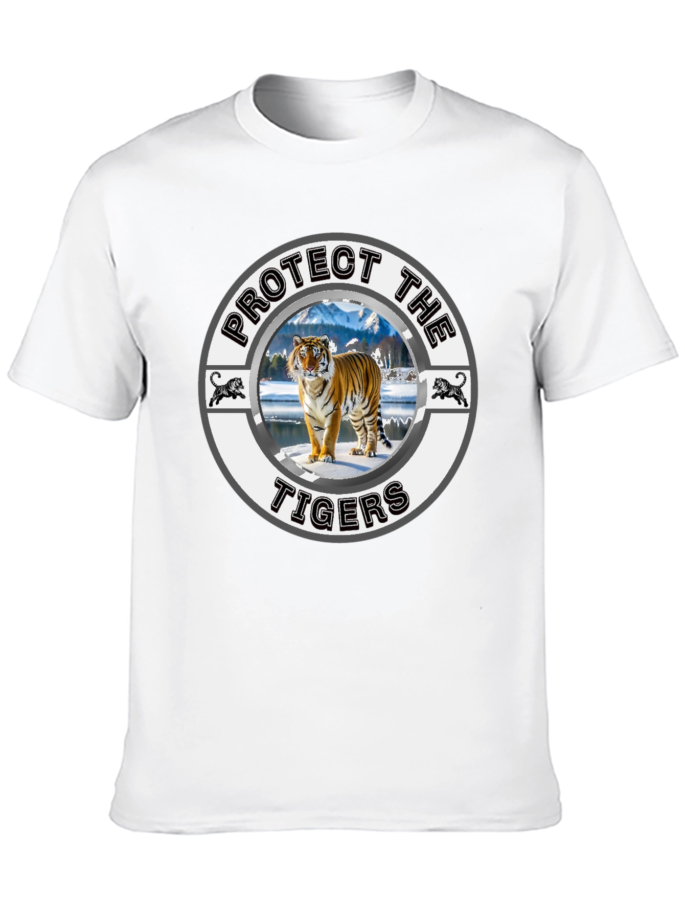 Protect the Tigers Graphic Tee - Wildlife Conservation Shirt