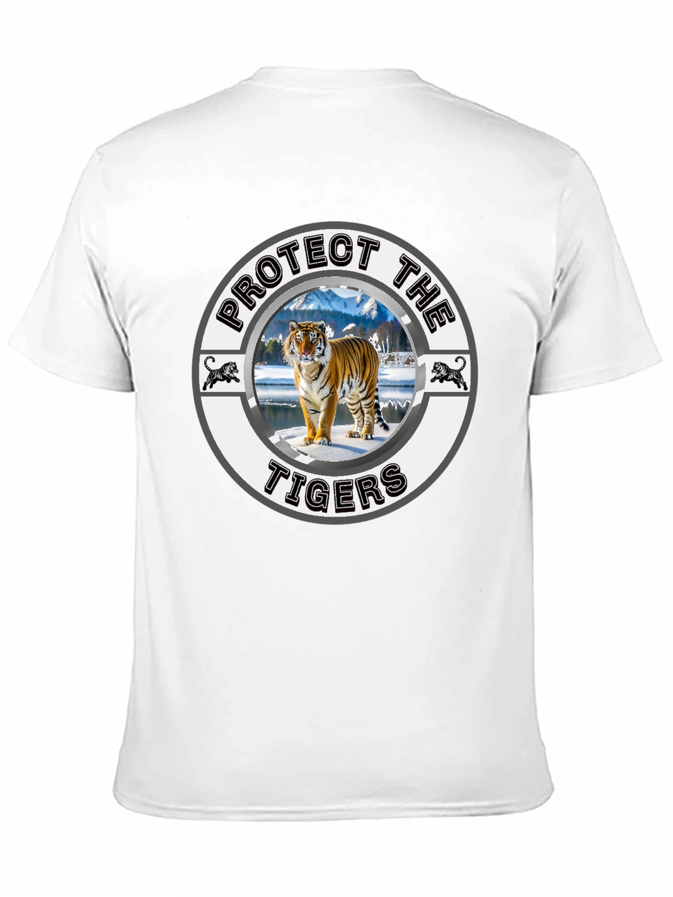 Protect the Tigers Graphic Tee - Wildlife Conservation Shirt