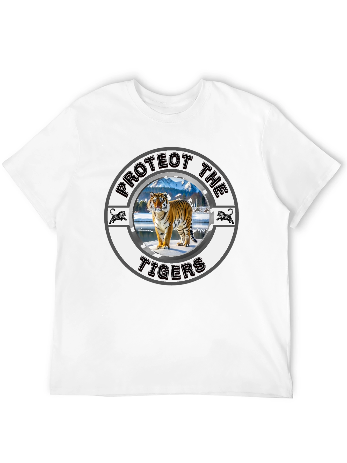 Protect the Tigers Graphic Tee - Wildlife Conservation Shirt