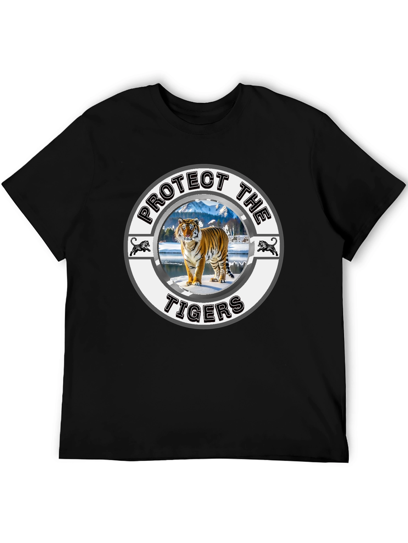 Protect the Tigers Graphic Tee - Wildlife Conservation Shirt