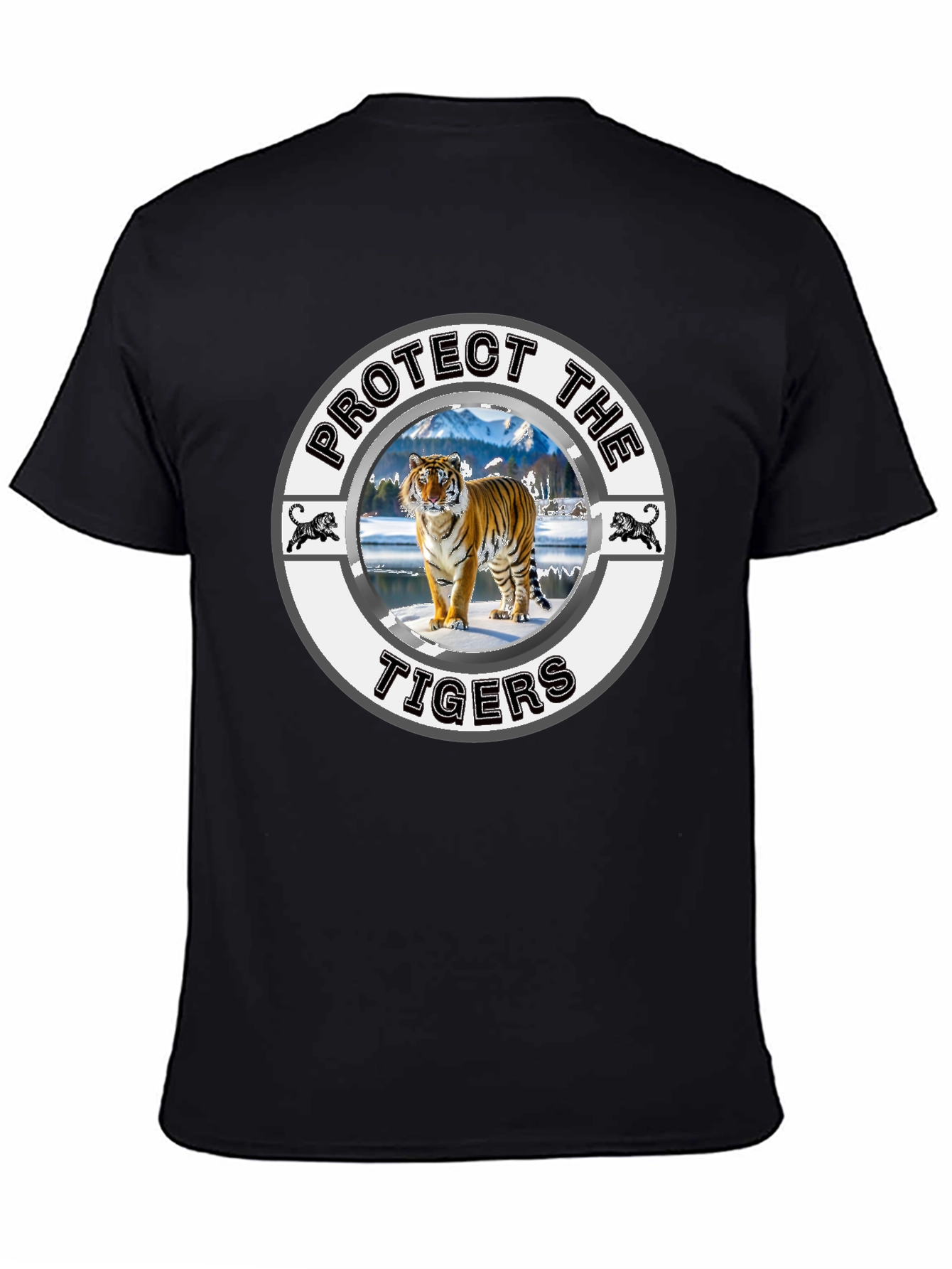 Protect the Tigers Graphic Tee - Wildlife Conservation Shirt