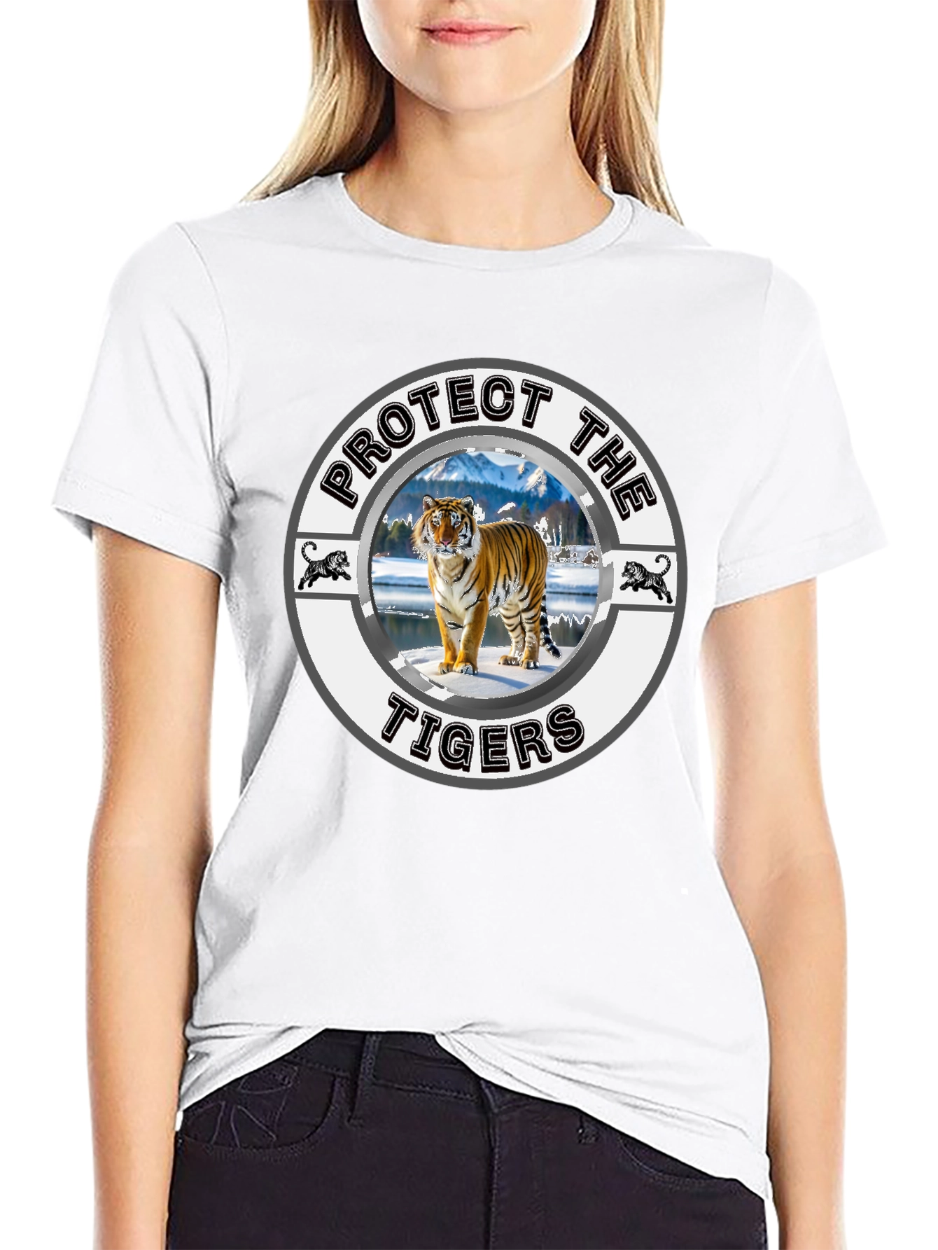 Protect the Tigers Graphic Tee - Wildlife Conservation Shirt