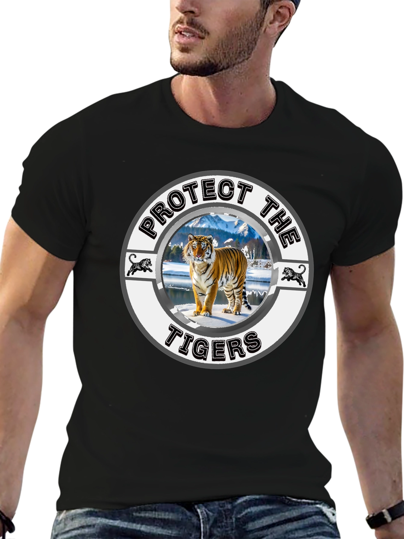Protect the Tigers Graphic Tee - Wildlife Conservation Shirt