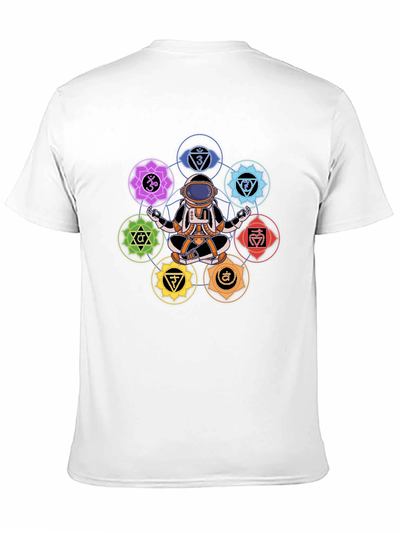 Astronaut Chakra T-Shirt - Meditating in Space!