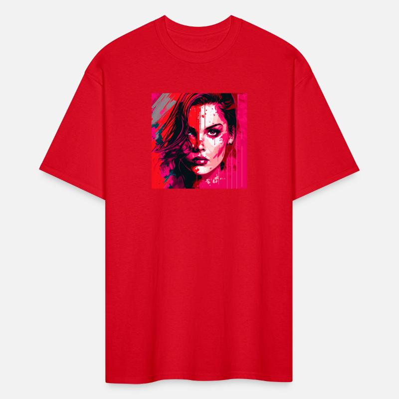 Fierce Femininity A Pop Art Portrait T-Shirt