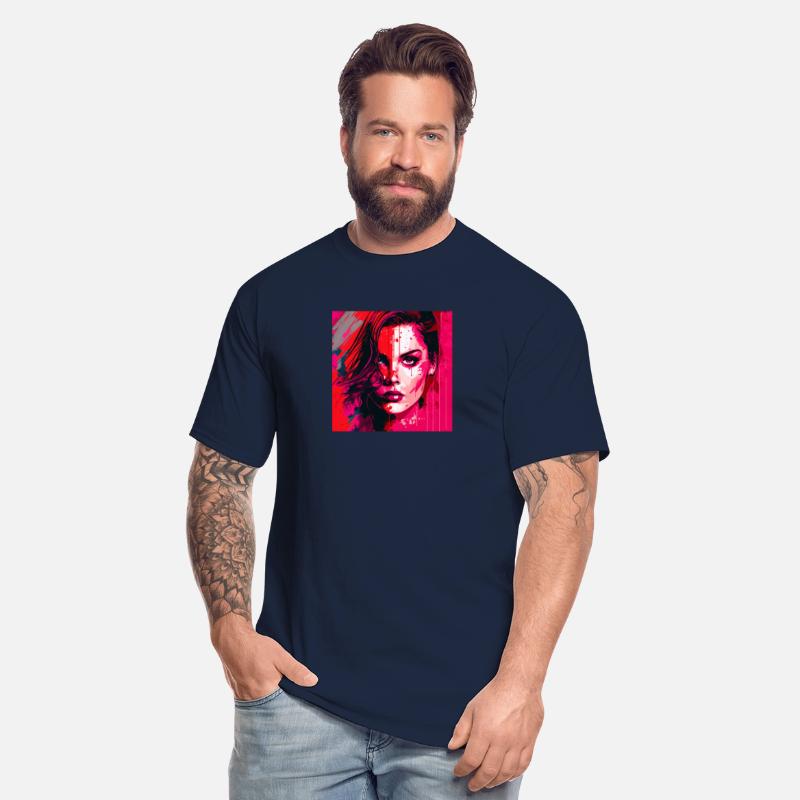 Fierce Femininity A Pop Art Portrait T-Shirt