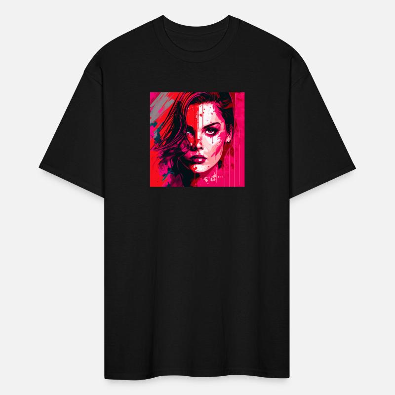 Fierce Femininity A Pop Art Portrait T-Shirt