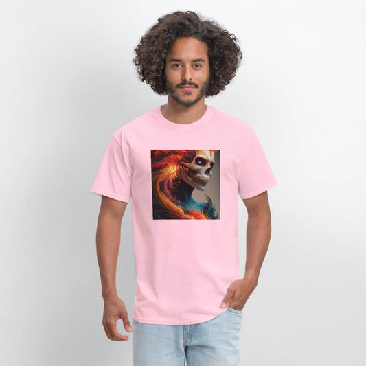 Fiery skull