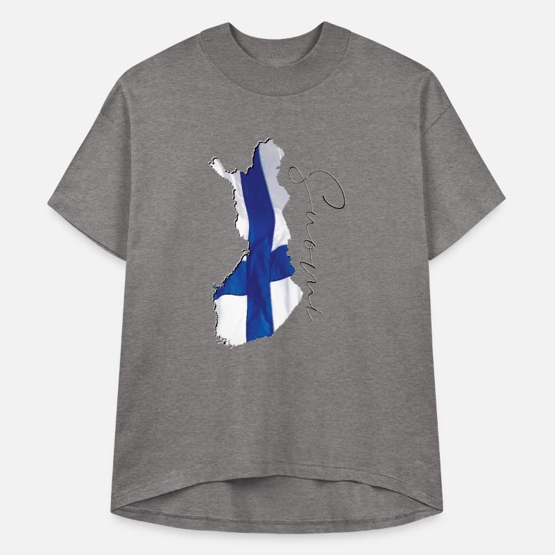 Finland Flag in Finland Map FI