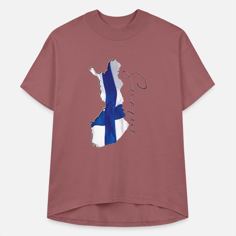 Finland Flag in Finland Map FI