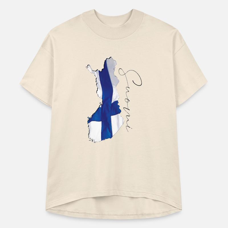 Finland Flag in Finland Map FI