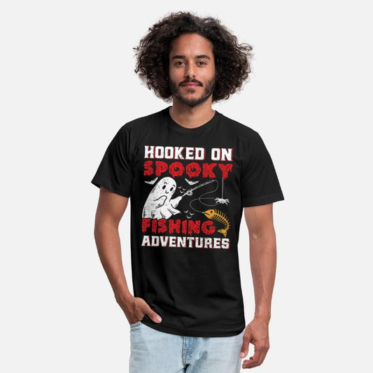 Fisherman Shirt Hooked on Spooky Fishing Adventure