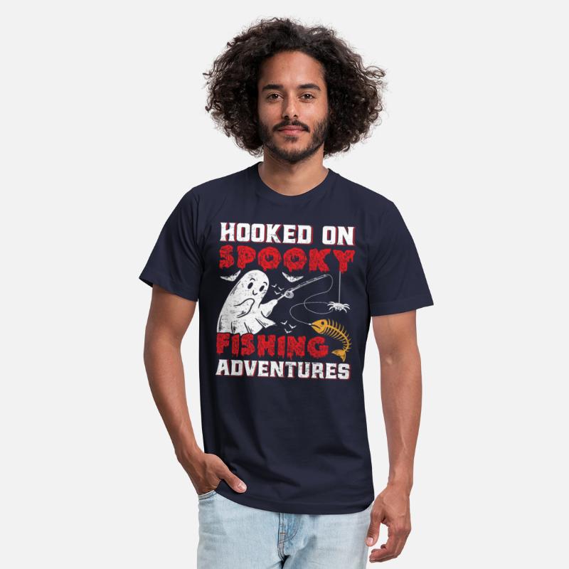 Fisherman Shirt Hooked on Spooky Fishing Adventure