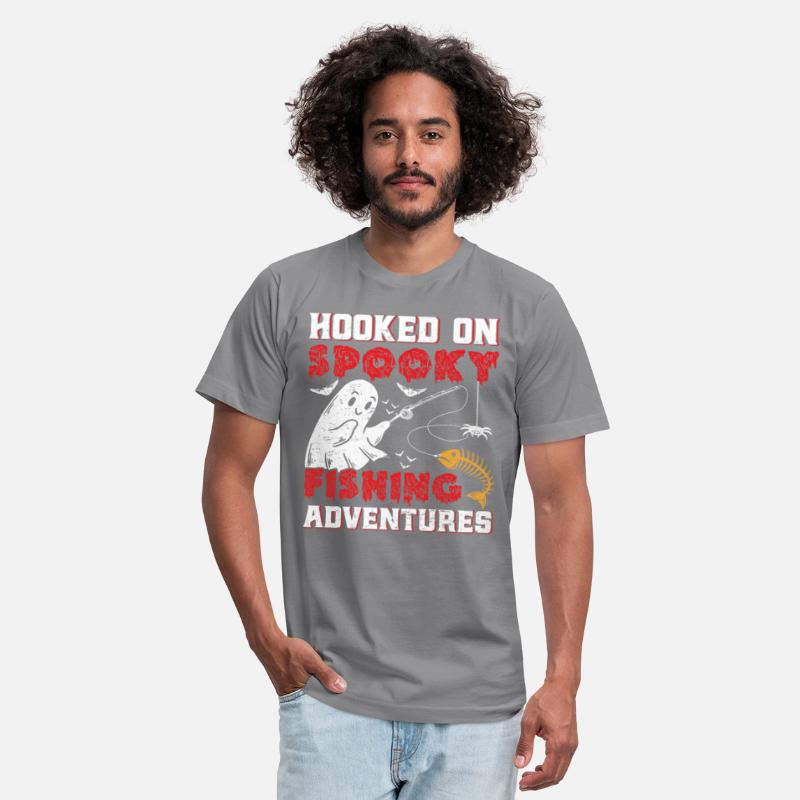 Fisherman Shirt Hooked on Spooky Fishing Adventure