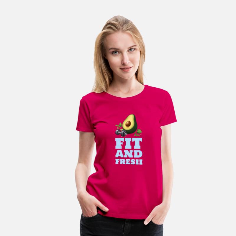 Fit and Fresh Avocado Gym TShirt