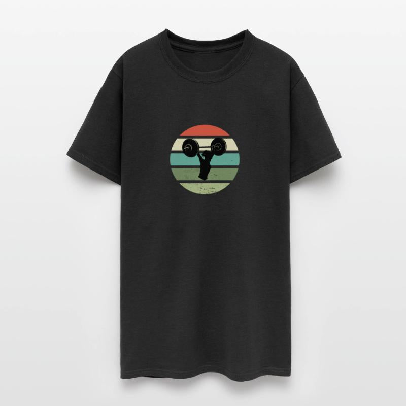 Fitness Woman Retro Vintage Sunset