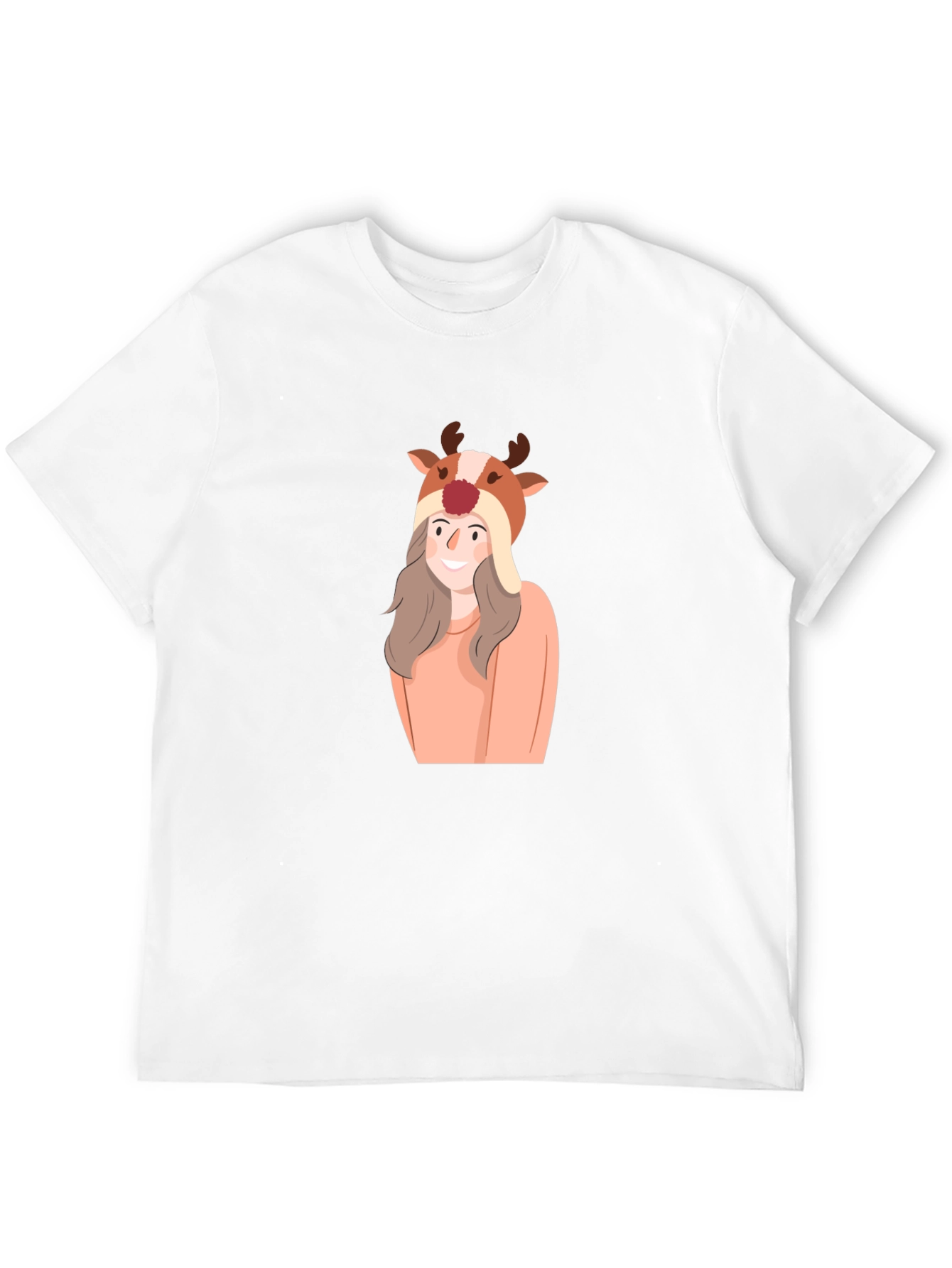 Reindeer Girl T-Shirt - Holiday Cheer