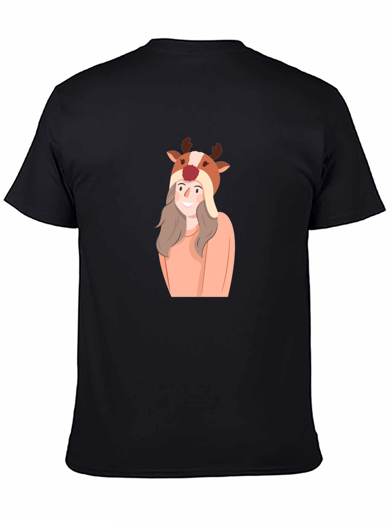 Reindeer Girl T-Shirt - Holiday Cheer