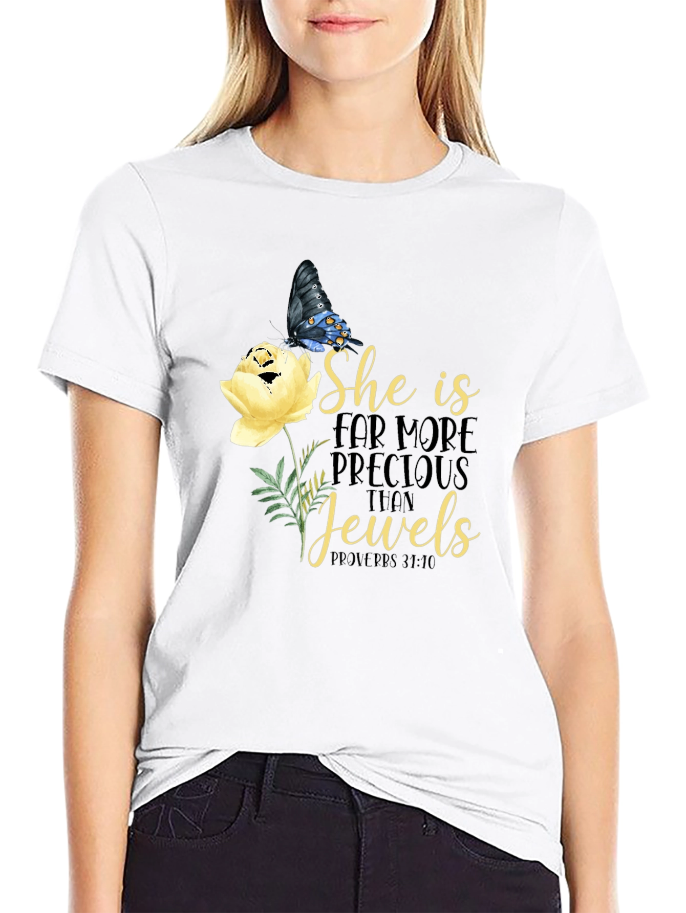 She is More Precious Than Jewels T-Shirt