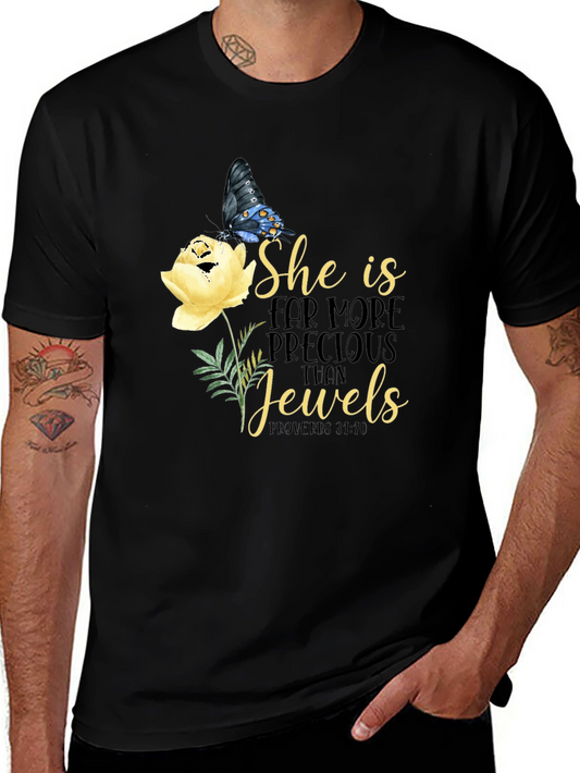 She is More Precious Than Jewels T-Shirt