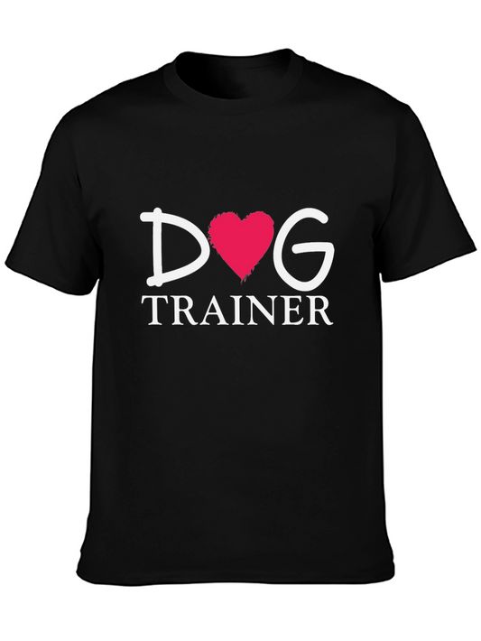 Dog Trainer Love Heart T-Shirt - Unisex Crew Neck Tee